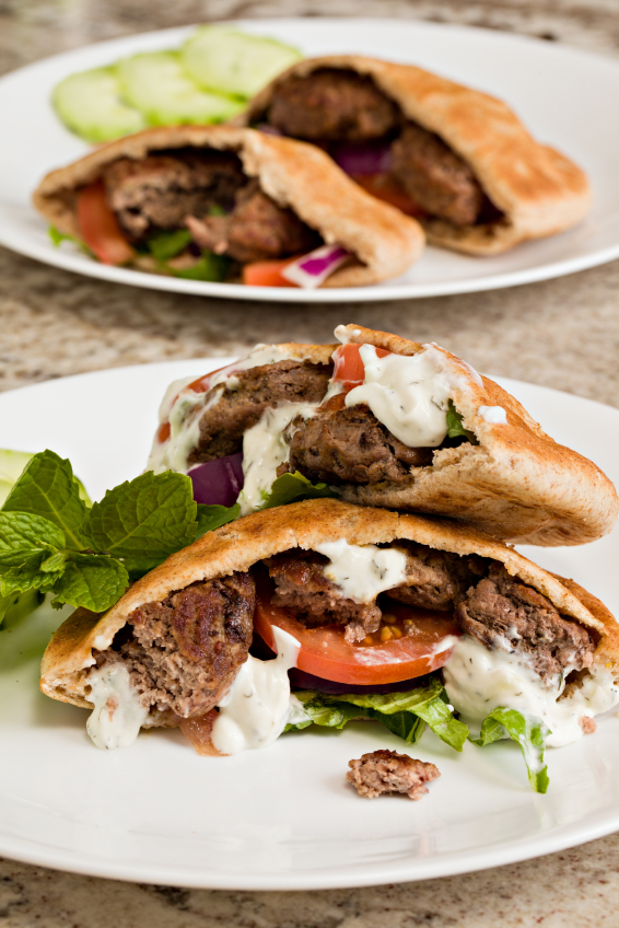 Lamb Burgers with Mint Gremolata Escoffier