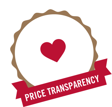 100% price transparency