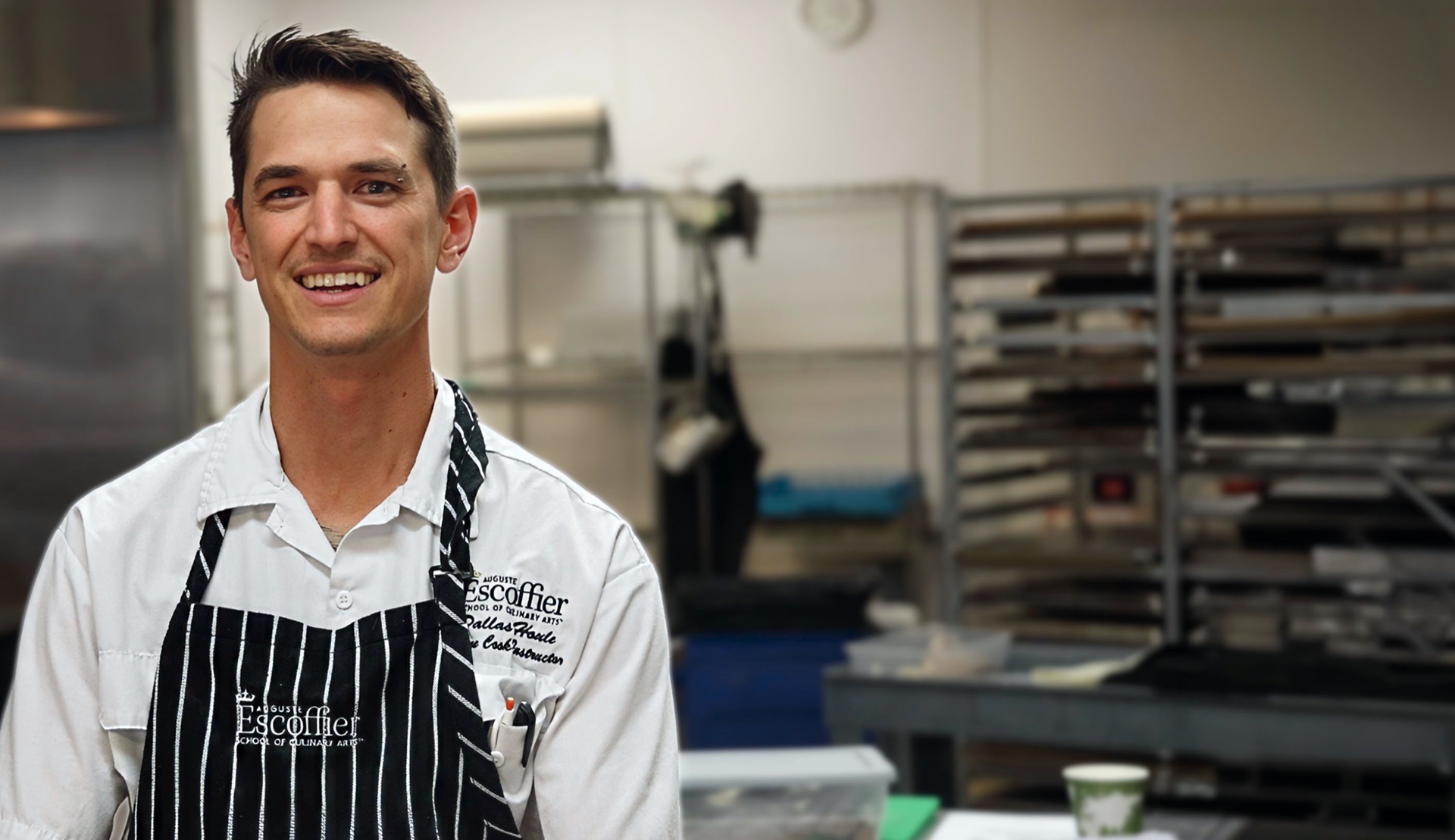 Chef Dallas Houle, Boulder Campus Home Cook Chef Instructor at Escoffier.