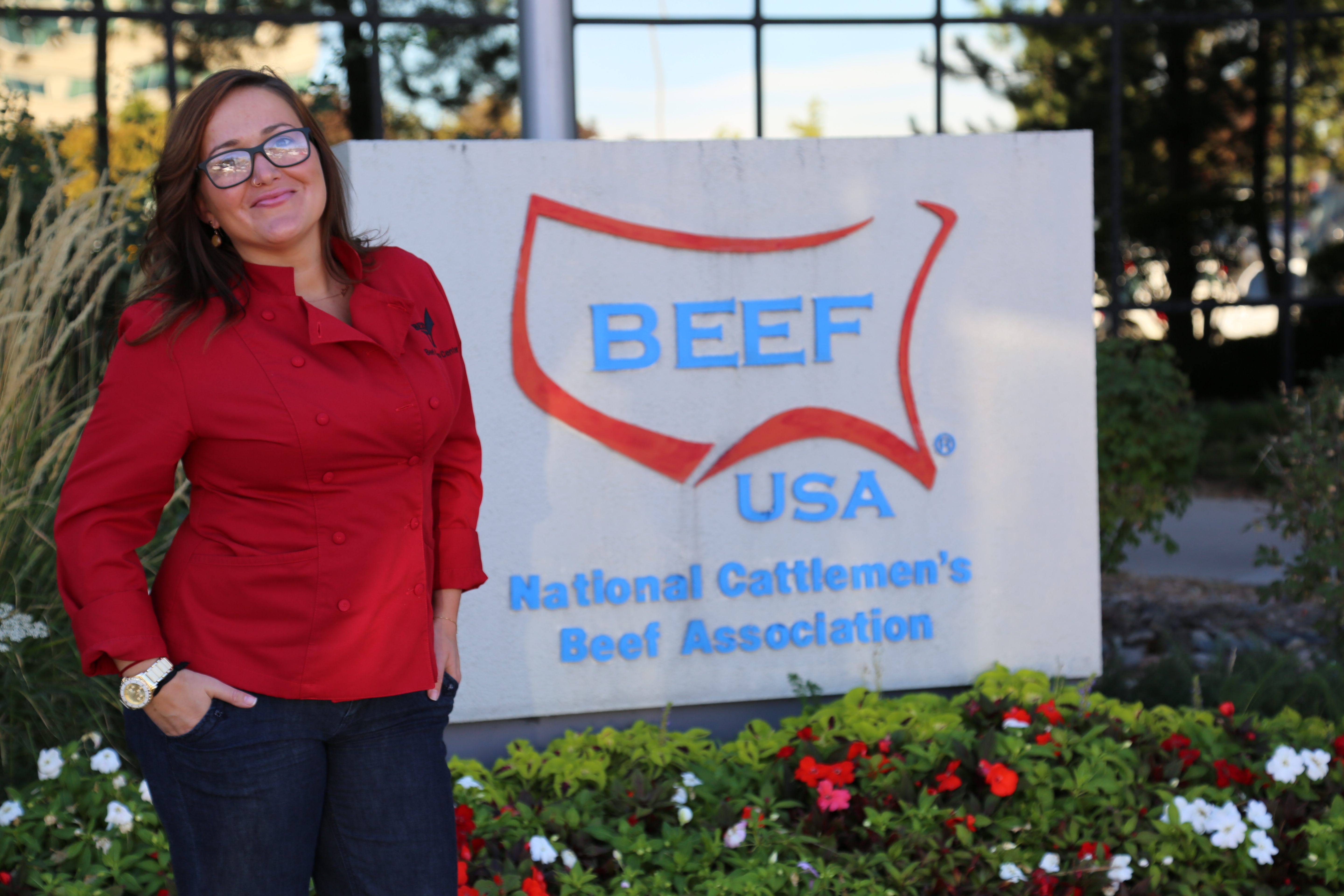 Shari with National Cattlemen's Beef Association