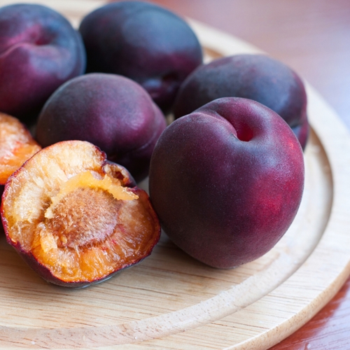 Hybrid stone fruits are delicious.