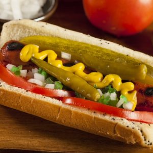 Grabbing an authentic Chicago dog in Austin is definitely doable. 