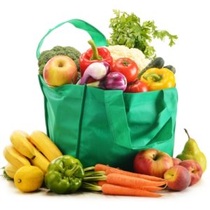 Reusable grocery bags can benefit you and the environment.
