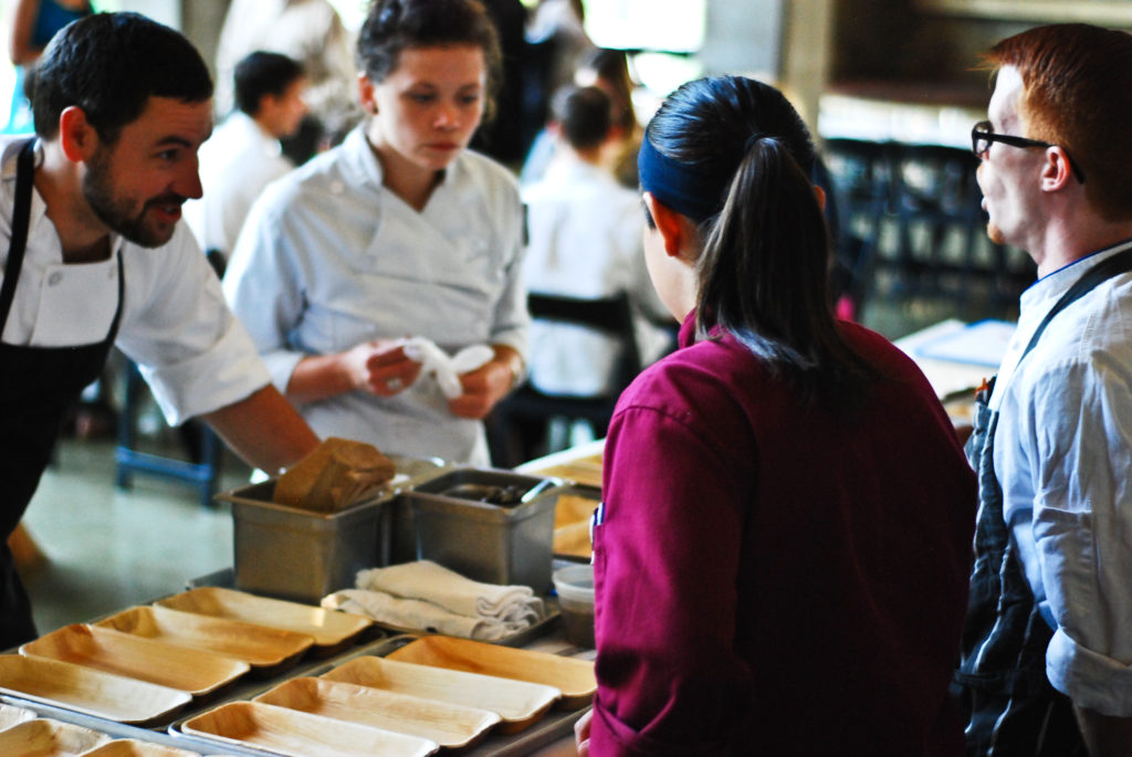 Photo Credit: Chef Rob McDonald. Pop up dinner event with Dinner Lab