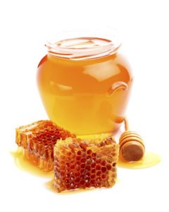 Fresh linden honey