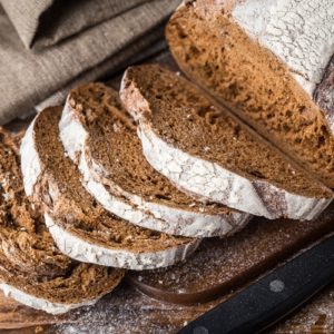 Fresh baked artisan bread is a delicious way to pull a meal together.