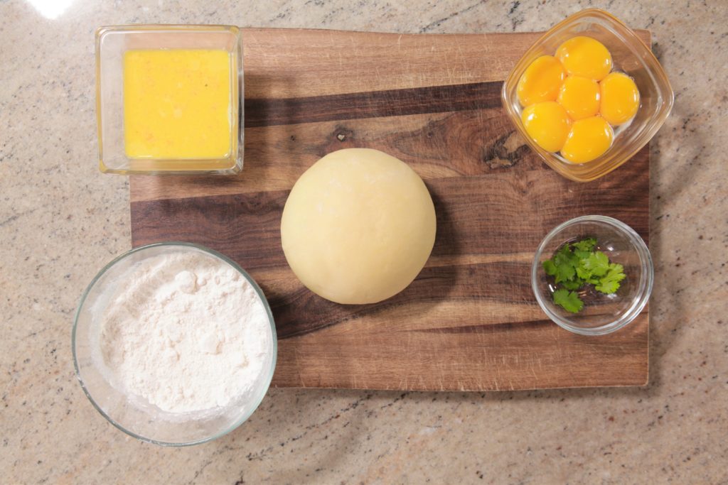 Egg yolk ravioli recipe ingredients