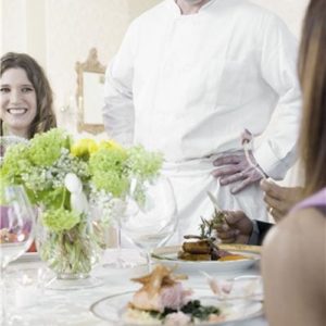 More restaurants are offering unique dining experiences with tableside service.