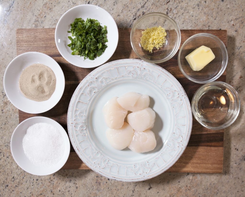 Seared scallops ingredients