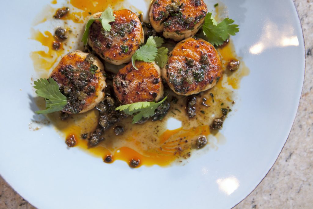 Recipe for perfectly seared scallops