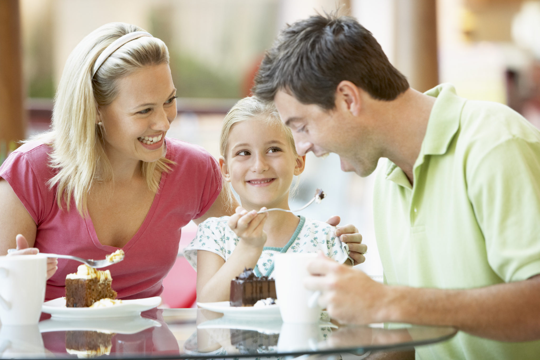 Families enjoy going out to eat for the sense of bonding.