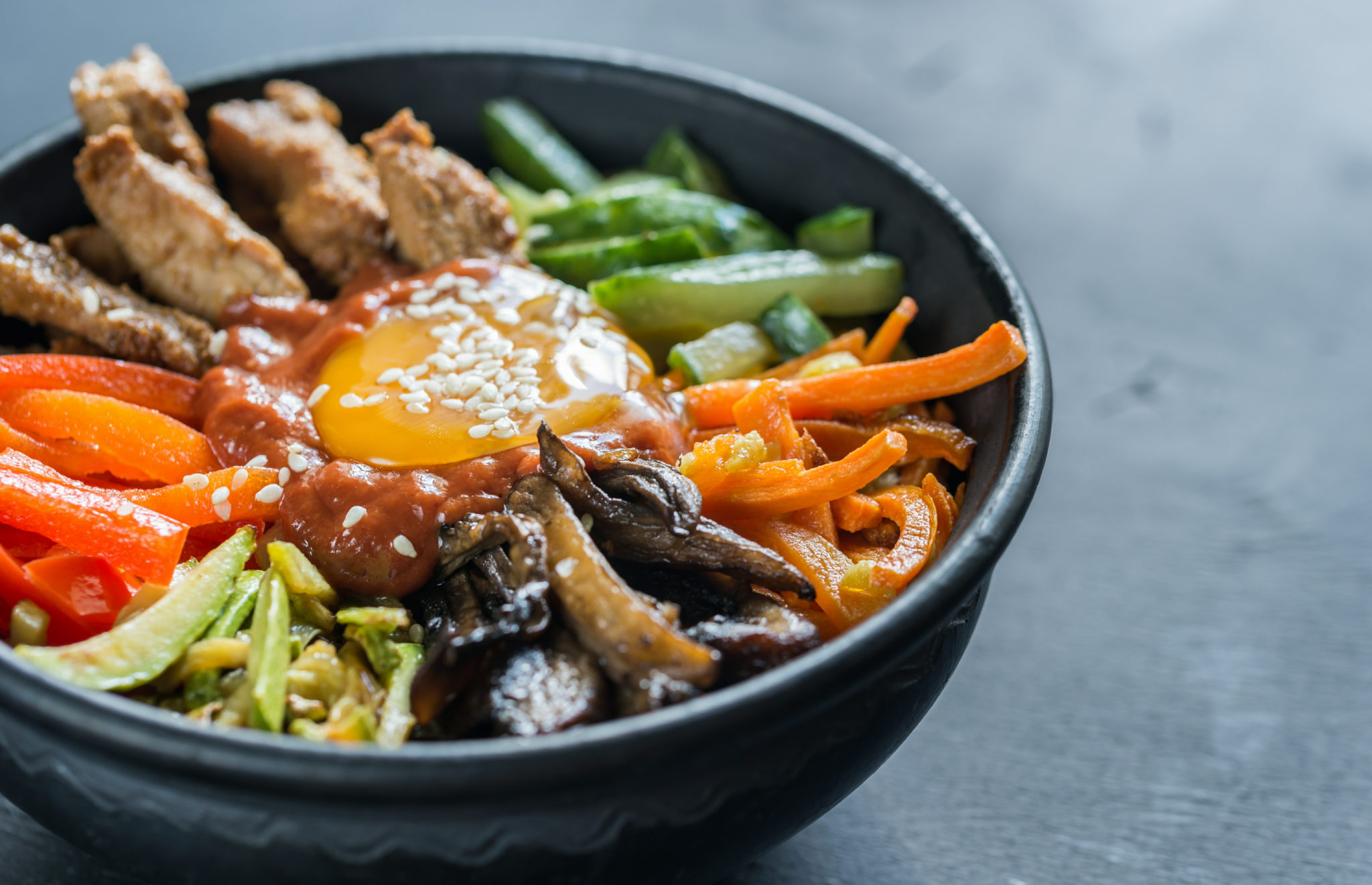 Every chef can bring a unique spin to a Korean classic with bibimbap.