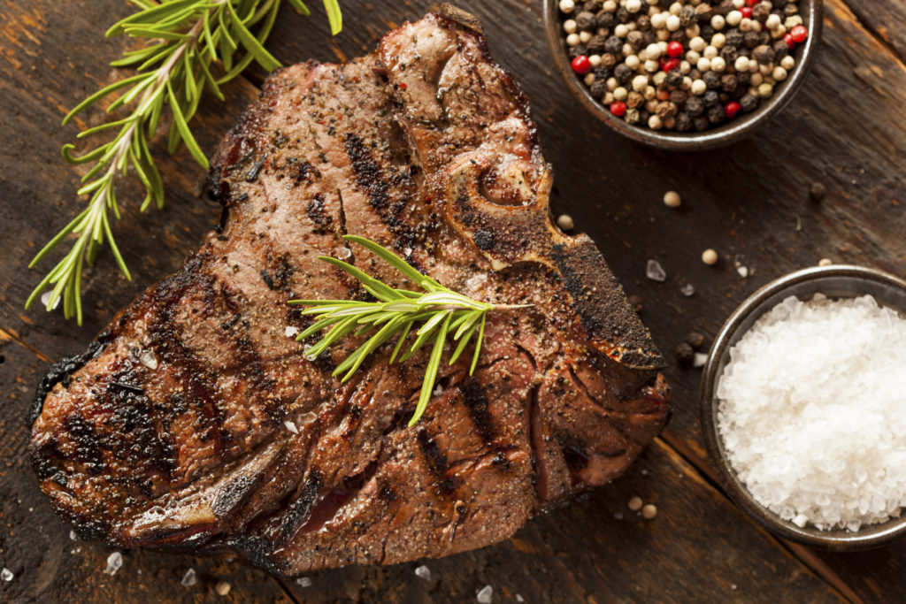 Cooking perfect steak is a trained skill. 