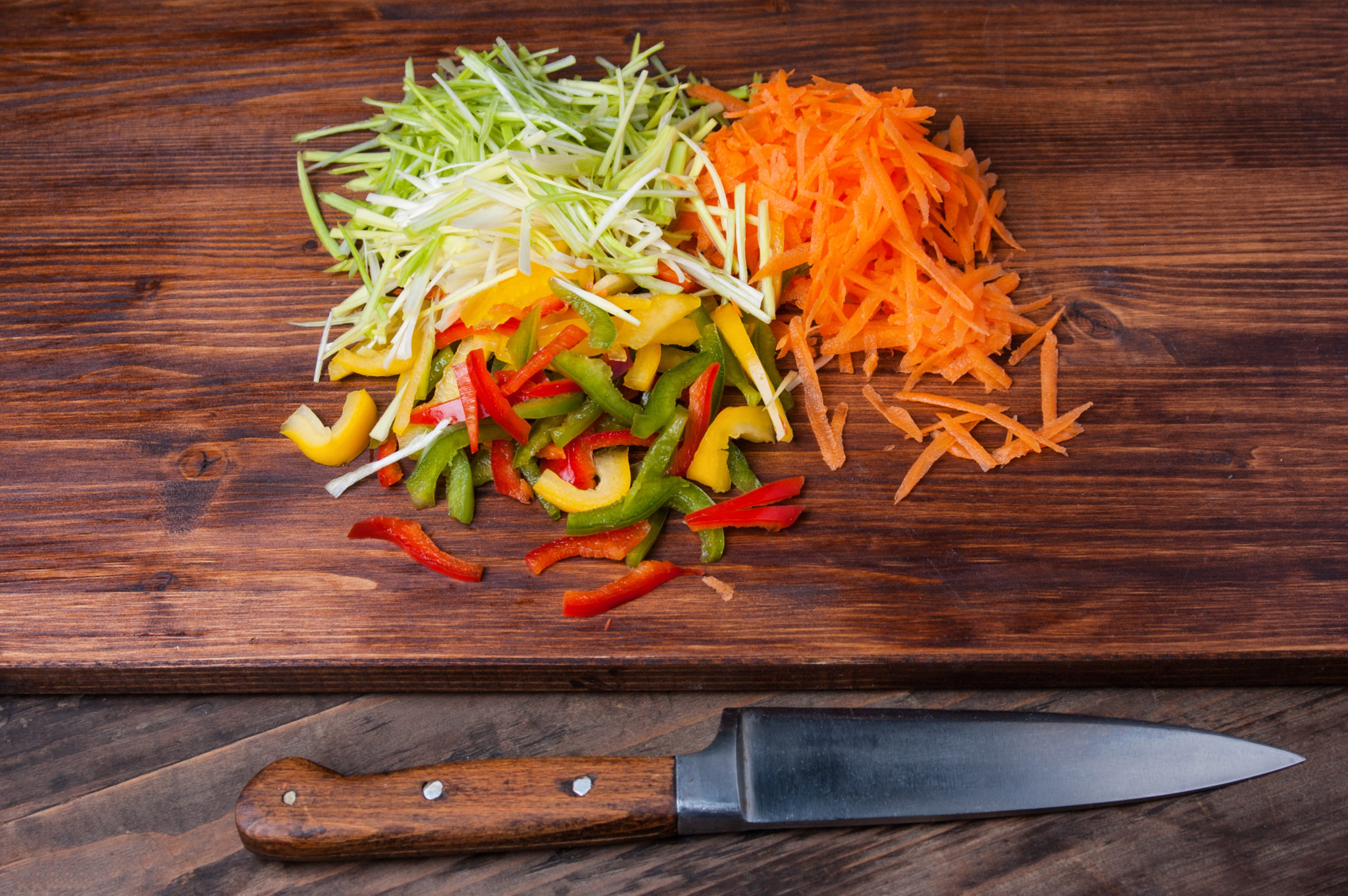 Quickly preparing multiple dishes calls for careful planning.