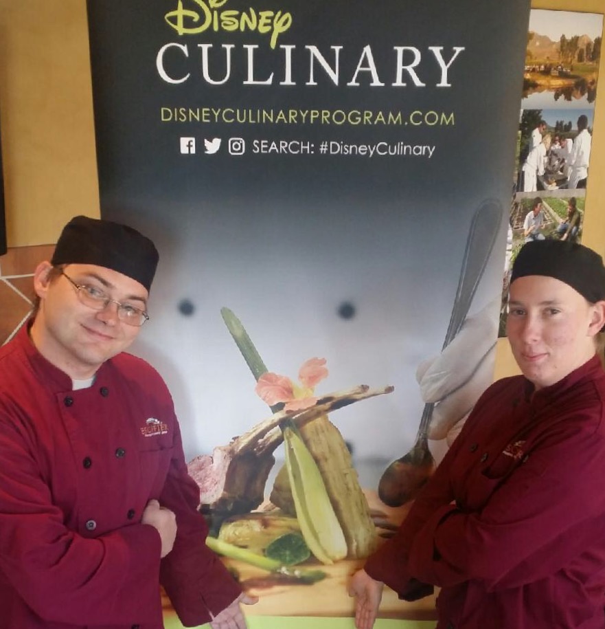 Escoffier students at Dinsey culinary interviews