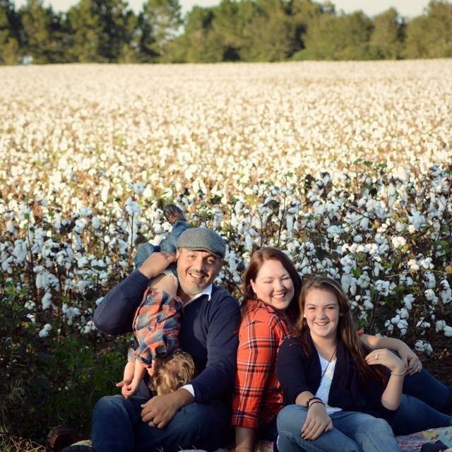 Mitchell Rodriguez, his wife and his children.