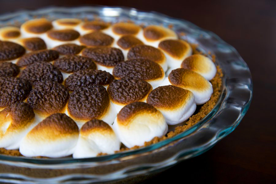 This s'mores pie can be whipped up in less than 30 minutes.