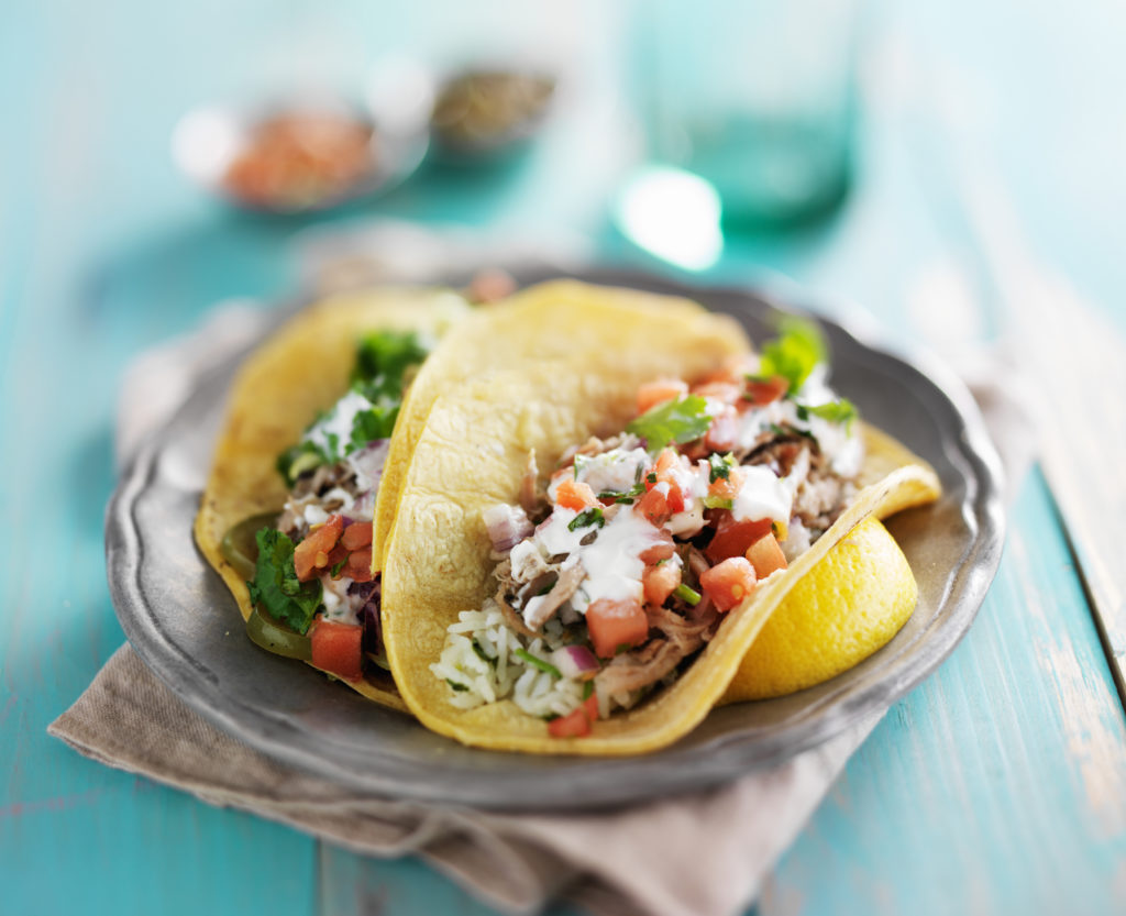 Tacos can contain a number of ingerdient variations. 