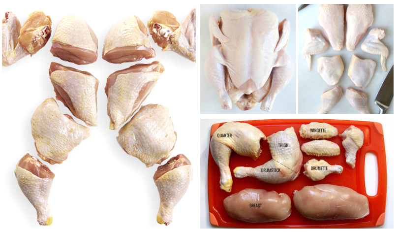 Learn how to cut up a whole chicken