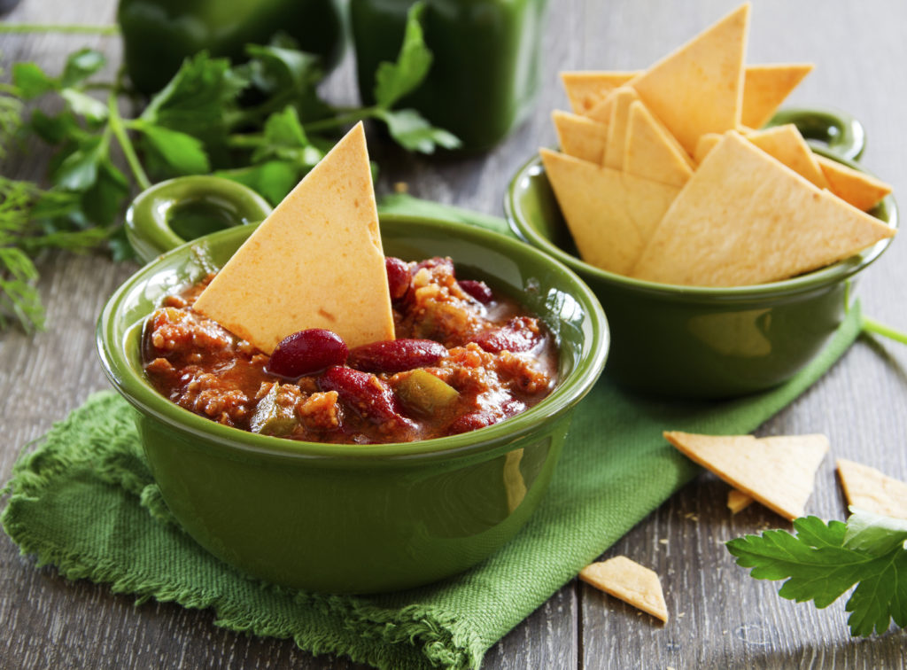 Chili is a great rustic dish. 