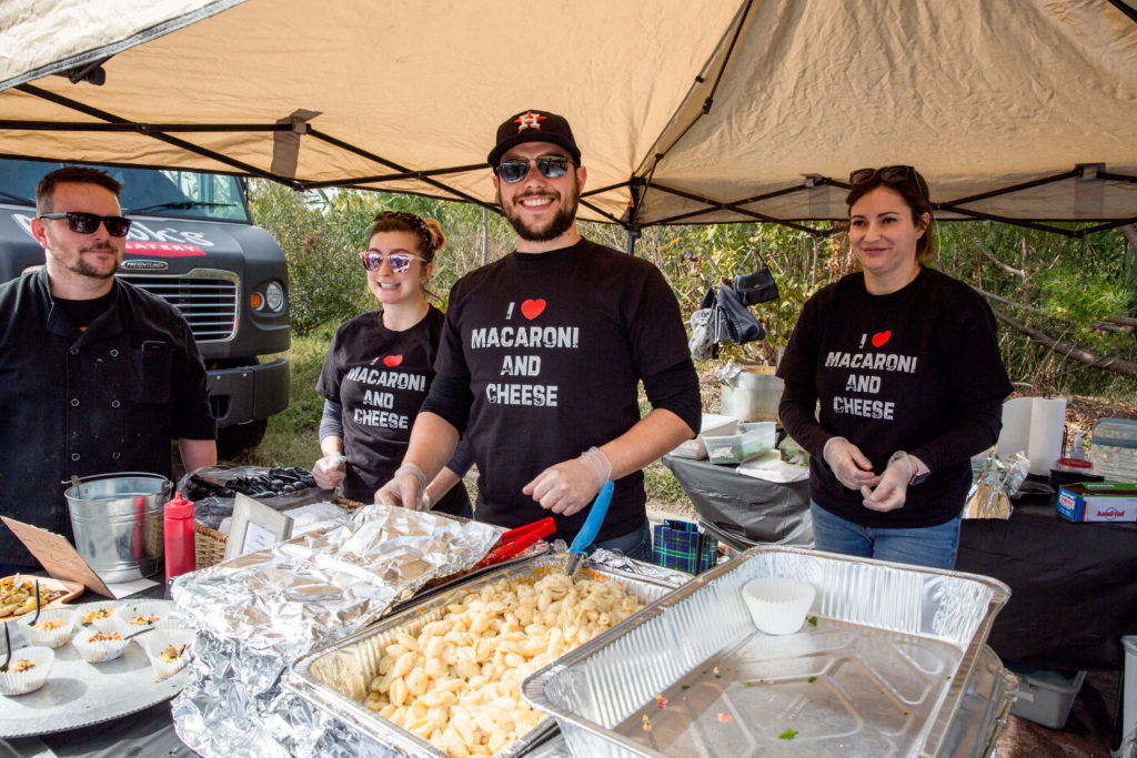 Representatives of Toastie's Subs wore shirts perfect for the celebration. Photo credit/Melissa Kirk. 