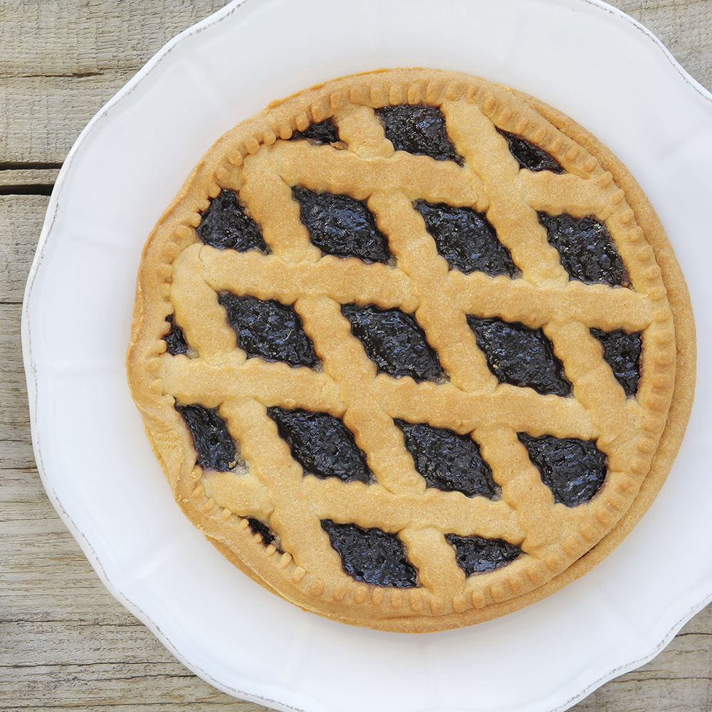 Fun cut-outs adds interest to your pie crust.