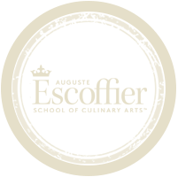 Auguste Escoffier school of culinary arts gold logo