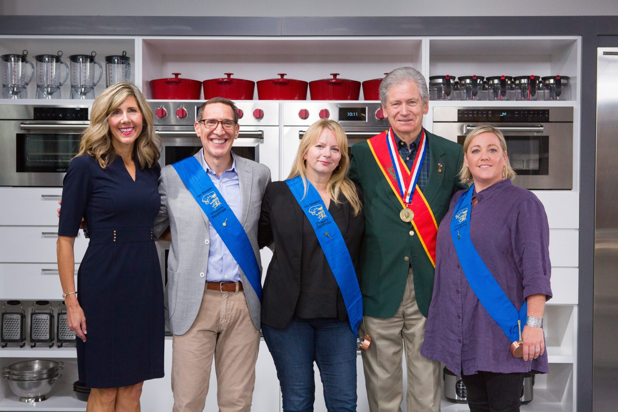 From left: Tracy Lorenz, Jack Bishop, Bridget Lancaster, Michel Escoffier and Julia Collin Davison