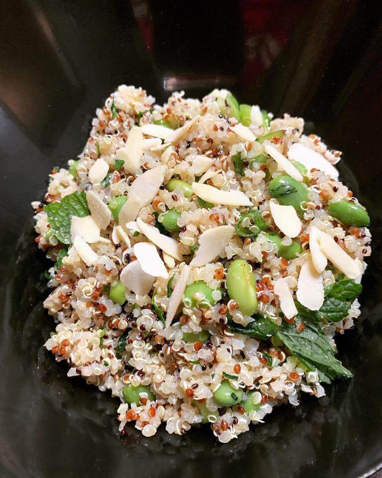 Quinoa Salad with almonds