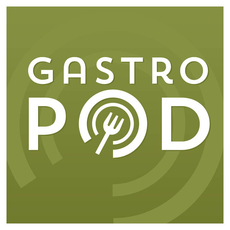 Logo for the Gastropod podcast