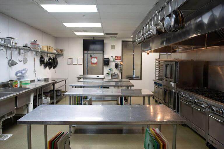Commercial kitchen at Boulder Campus