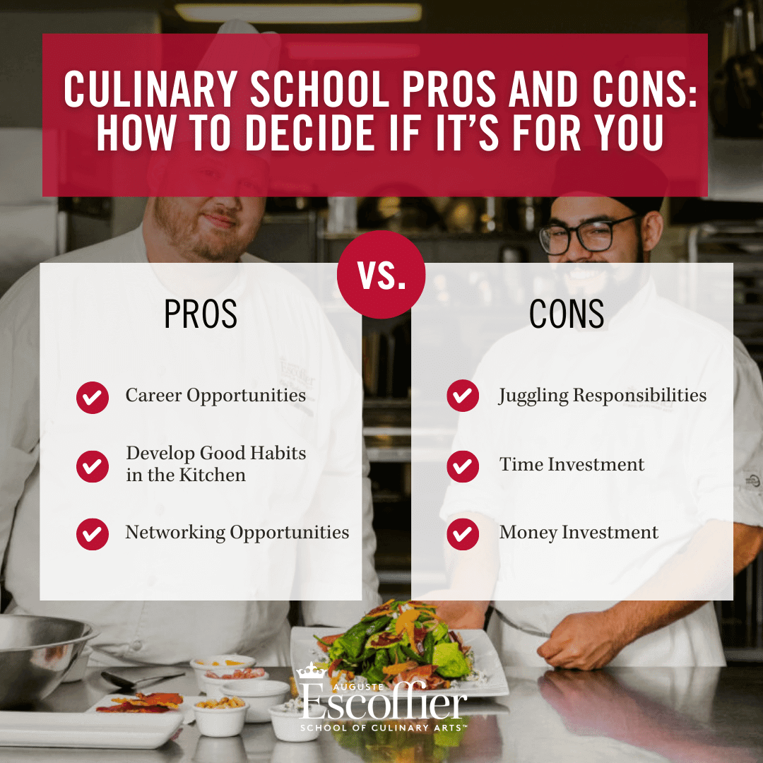 Pros and Cons, Careers in Culinary Art