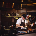 Escoffier Online graduate & Executive Chef/Owner Lance McWhorter in his restaurant kitchen