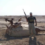 Military veteran and soldier Lance McWhorter in An Nasiriyah, Iraq in 2011