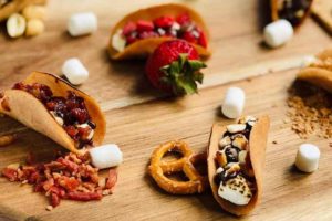 Dessert Taco Close Up