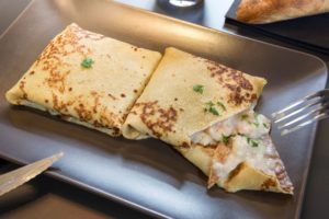 Seafood Crepes