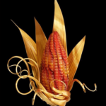An ear of corn made entirely of sugar