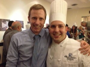 Chef Steve and his husband Rob at Steve’s culinary school graduation