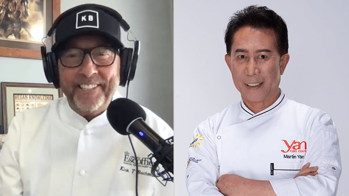 Chef Martin Yan and Kirk Bachmann
