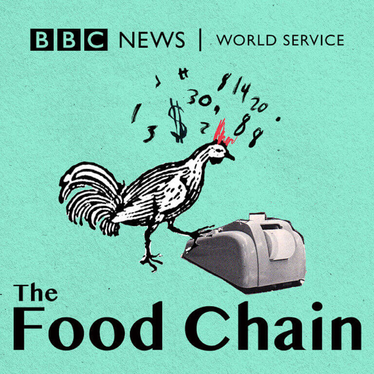 Logo for The Food Chain podcast