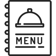 Illustration of a menu