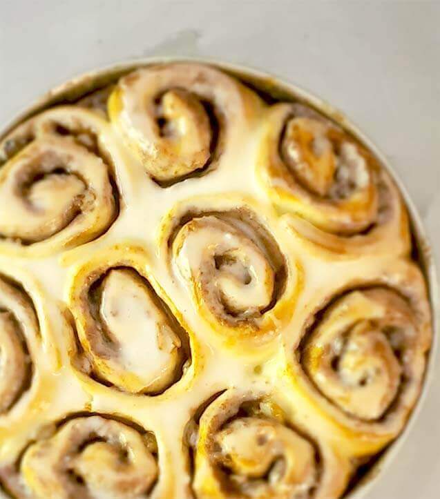 Fresh cinnamon rolls