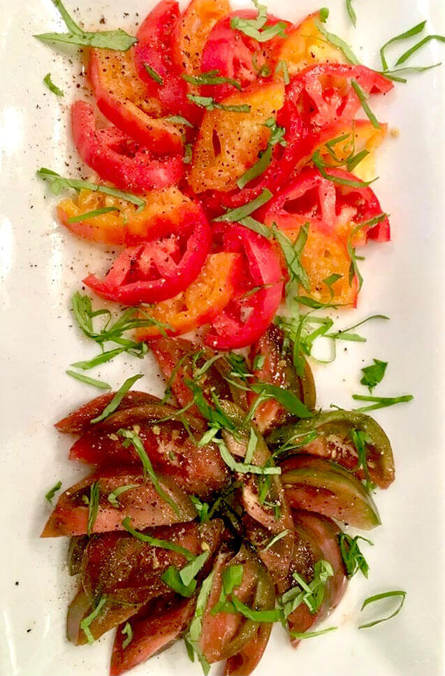 summer love tomato basil salad