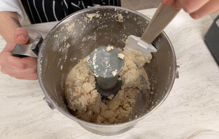 Macadamia Ricotta in a mixer