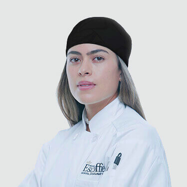Maria Rodriguez in chef uniform