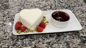 Coeur a la Creme with Raspberries & Chocolate Sauce – Recipe! - Live. Love.  Laugh. Food.