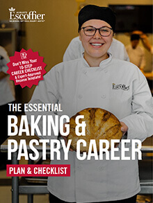 Escoffier baking pastry checklist cover