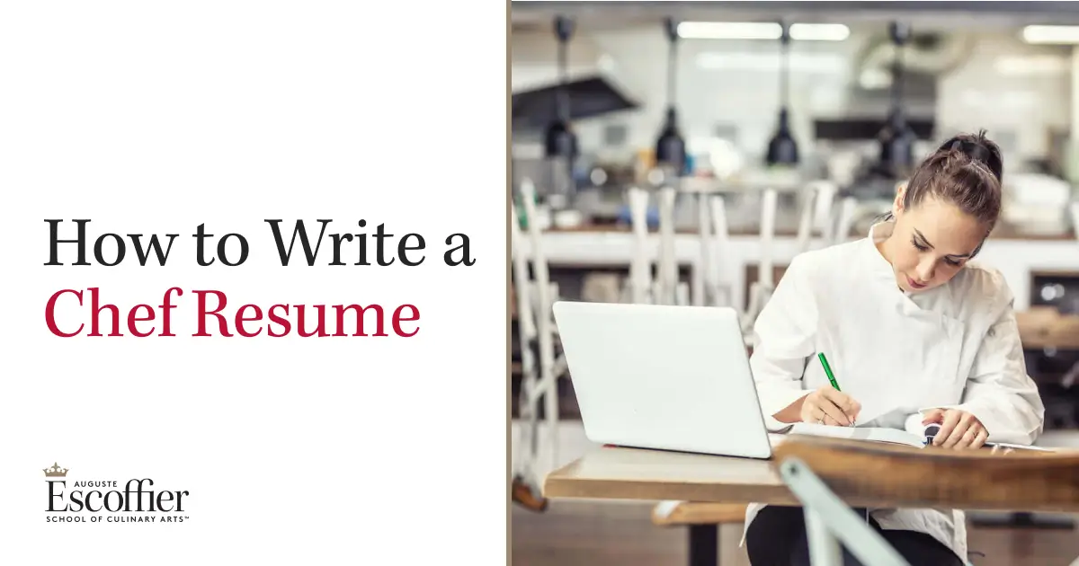 How to Write a Chef Resume