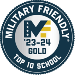 Military friendly Gold Top 10 school 2023-24