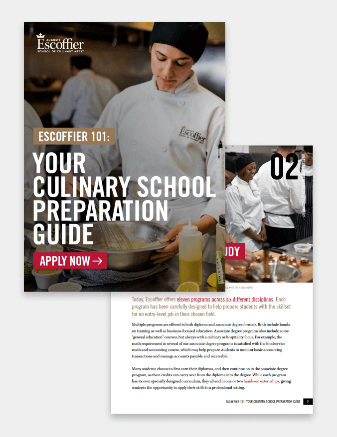 escoffier 101 guide to getting into culinary school mobile screenshot